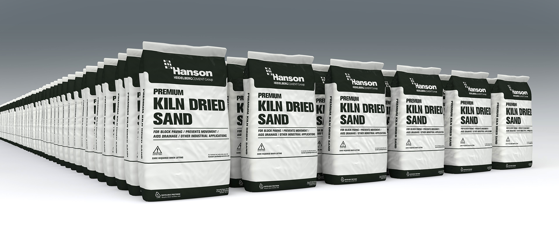Kiln dried sand Hanson Packed Products